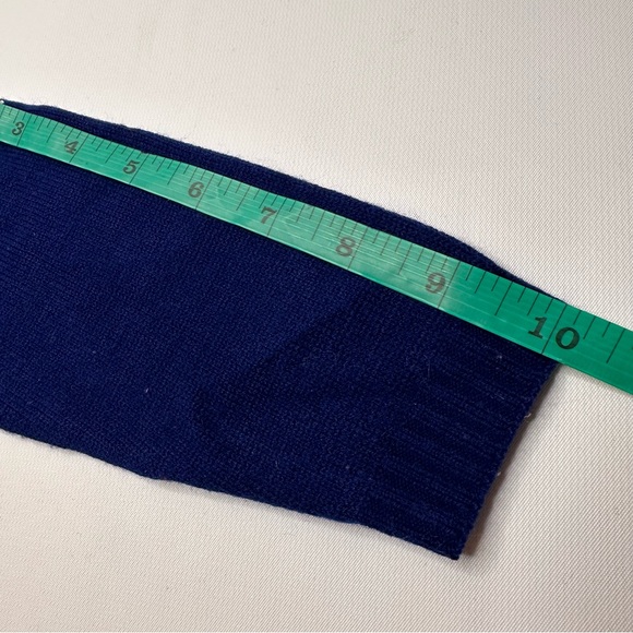 Cradle Knit VTG 40s 50s Baby Knit Sweater Boys Soft Button Neck Blue White 1.5-2 - Picture 9 of 12